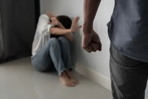 Woman About To Be Hit